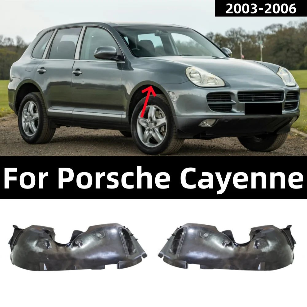 

For Porsche Cayenne 2003-2006 Front wheel liner mudguard OE: 95550496104 95550496204