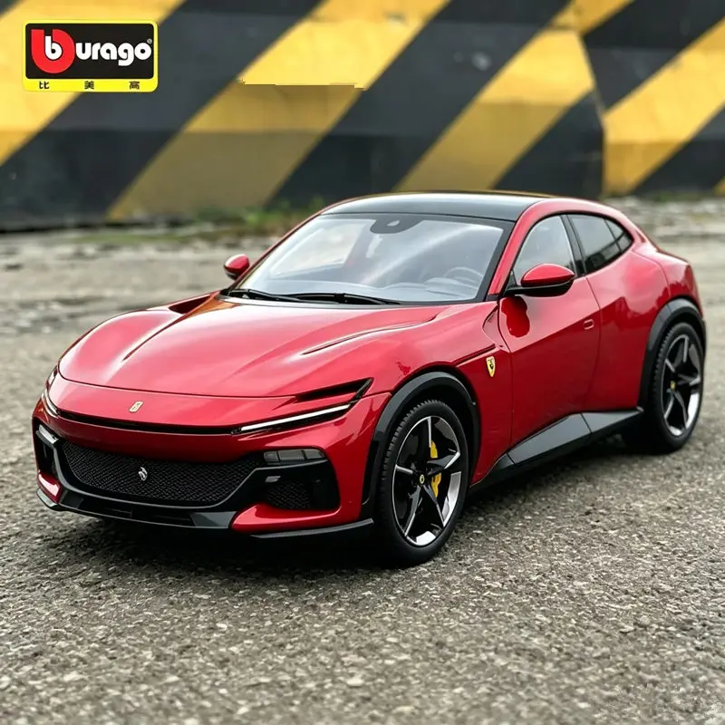 

Bburago 1:25 Ferrari Purosangue FUV SUV Alloy Sports Car Model Diecast Metal Racing Car Vehicles Model Simulation Kids Toys Gift
