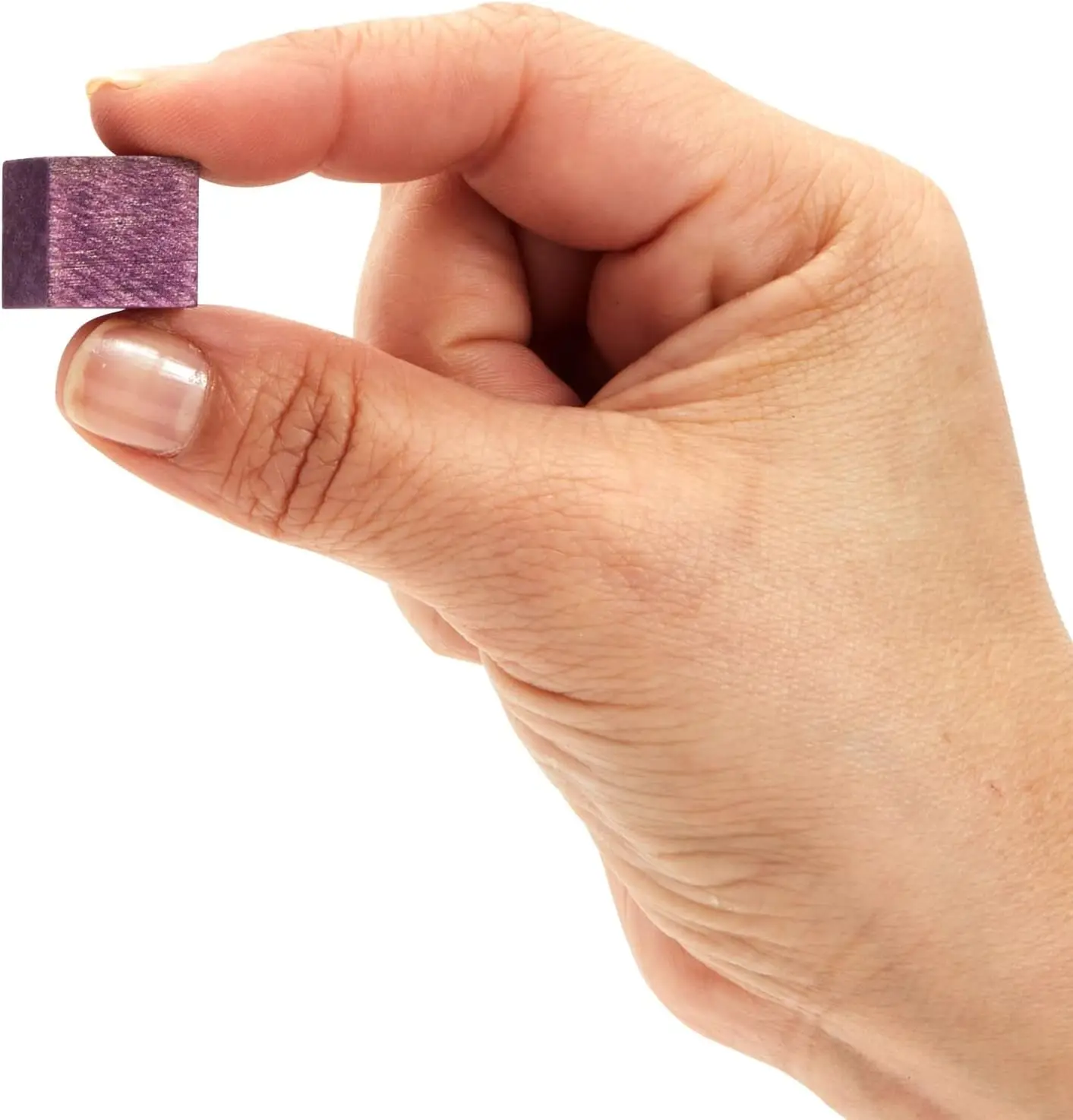 100 Piece Wooden Blocks for Crafts, Colorful Small Cubes (6 Colors, 0.6 in) - Wooden Cubes - Wood Blocks for Kids