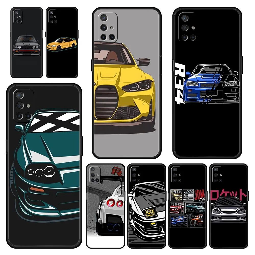 Phone Case For OnePlus 12 11 10 9 Pro 9T 12R 10R 9R 9RT 10T 8T 8 7 6T 7T Nord 2T CE 2 5G N10 Cover JDM Type R Civic Sport Car