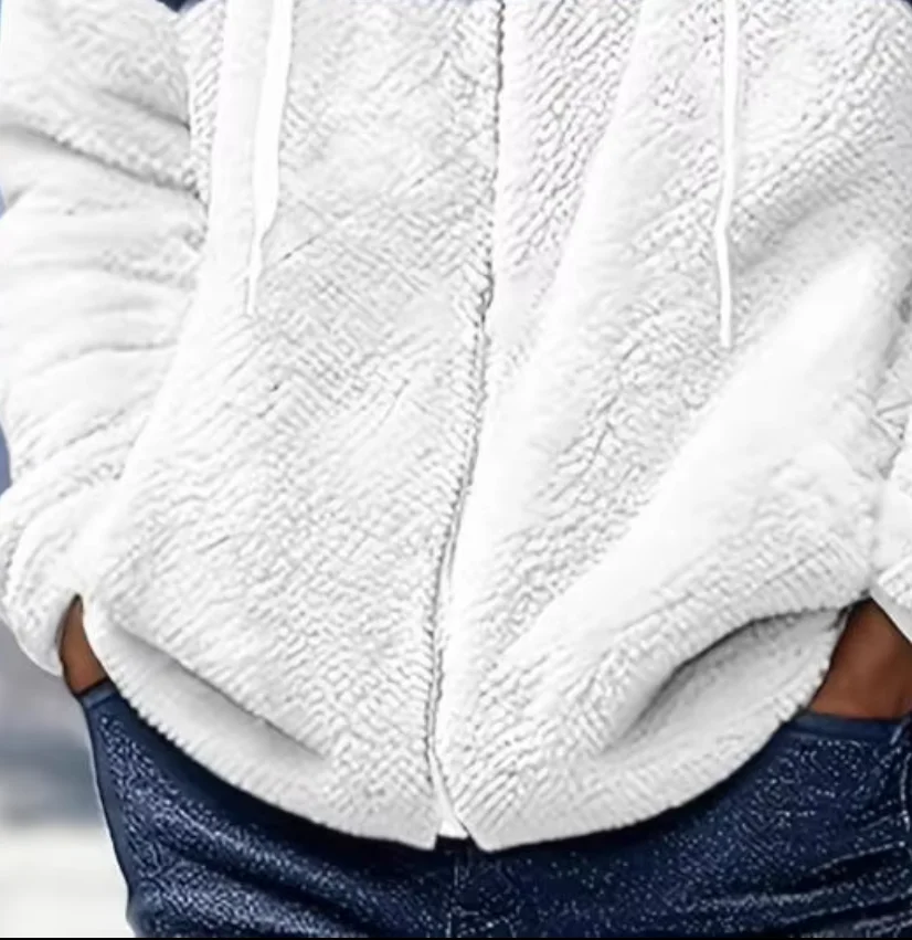 

Новая мужская толстовка 2026 года: винтажный фланелевый пушистый свитер-пуловер из шерпы, однотонный свитшот, рождественская толстовка