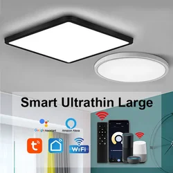 LED Ceiling Lights Smart Ultrathin Led Lamps 3-Color CCT for bedroom Kitchen lighting Neutral Square Ceiling Lights Living Room