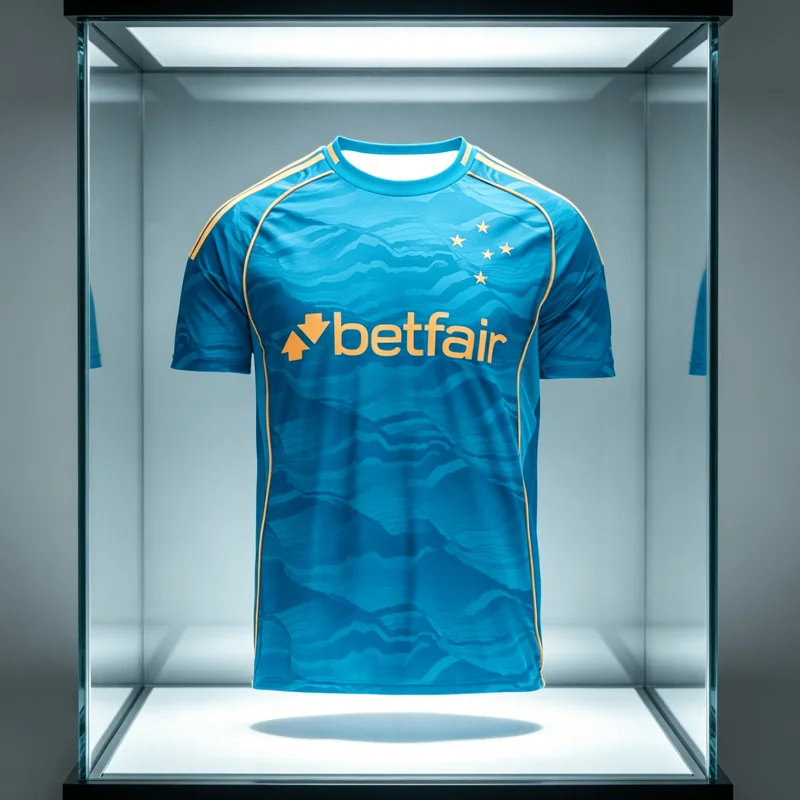 Nova Camisa de Futebol de Visitante 2026 do Cruzeiro Esporte Clube para a Temporada 2026 - Camisetas Infantis e Adultas da Coleção Família - Moda