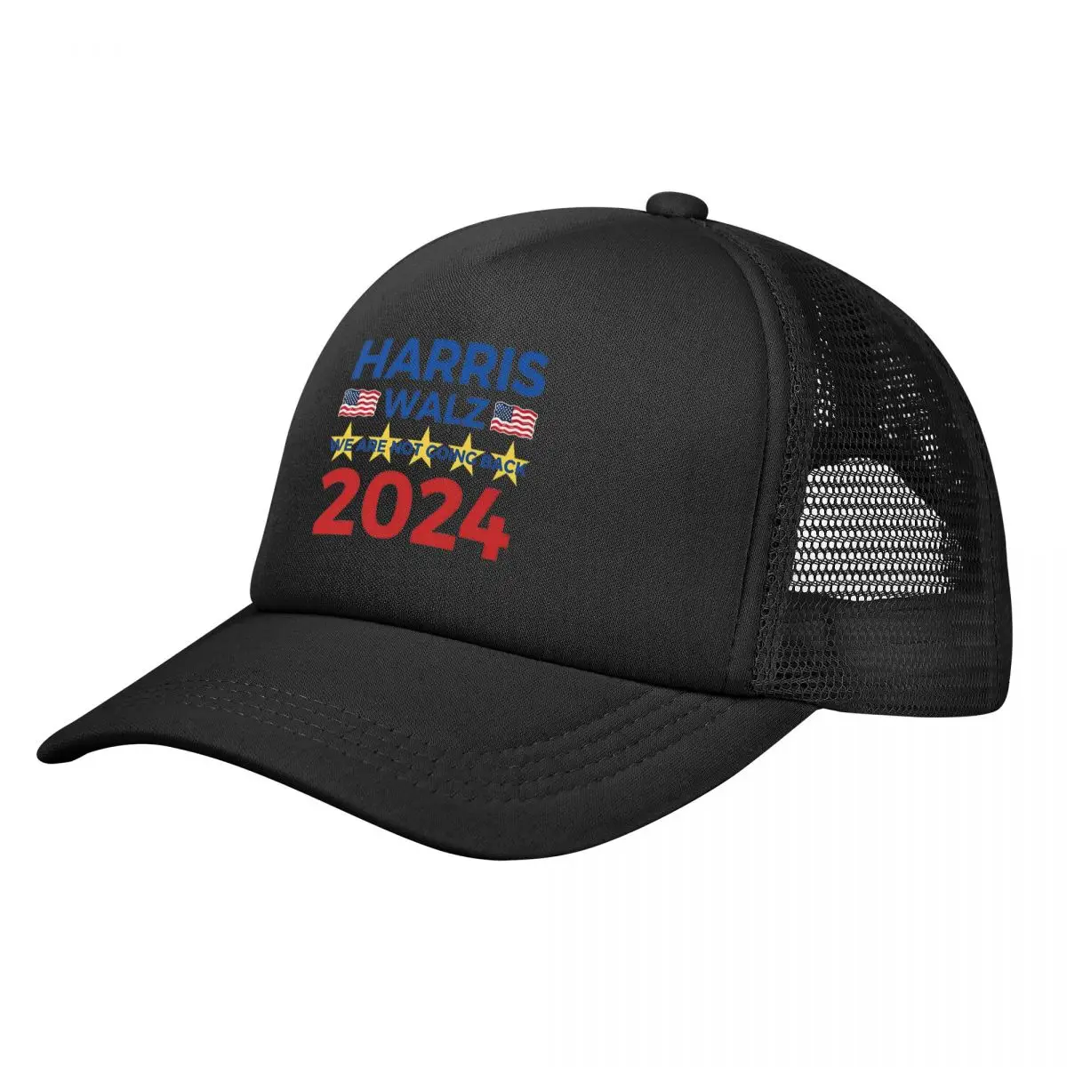 Harris Walz 2024 We Are Not Going Back Mesh Baseball Caps Men Women Sport Trucker Hat Dad Hat Adjustable Dad Hat Trucker Hats