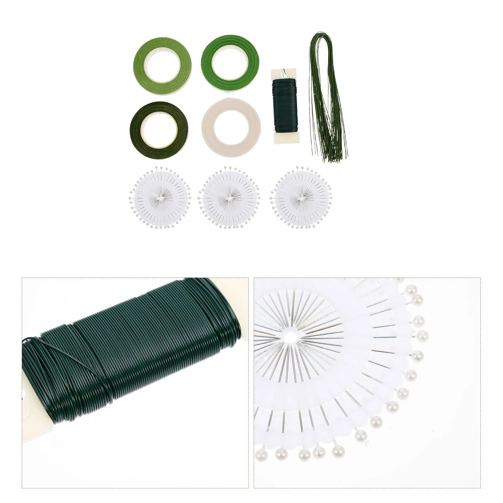 

Набор для флористики: проволока, лента и другие материалы для создания букетов, декора скрапбуков, рукоделия и домашнего творчества