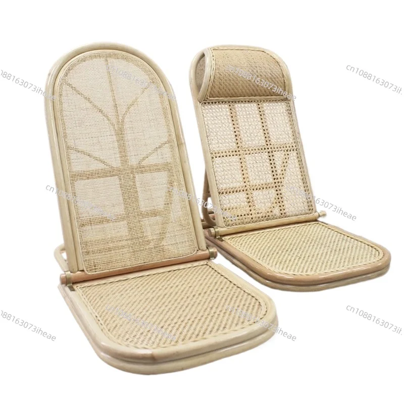 

Modern lounge chair furniture, leisure folding garden lounge, outdoor rattan woven portable beach chair