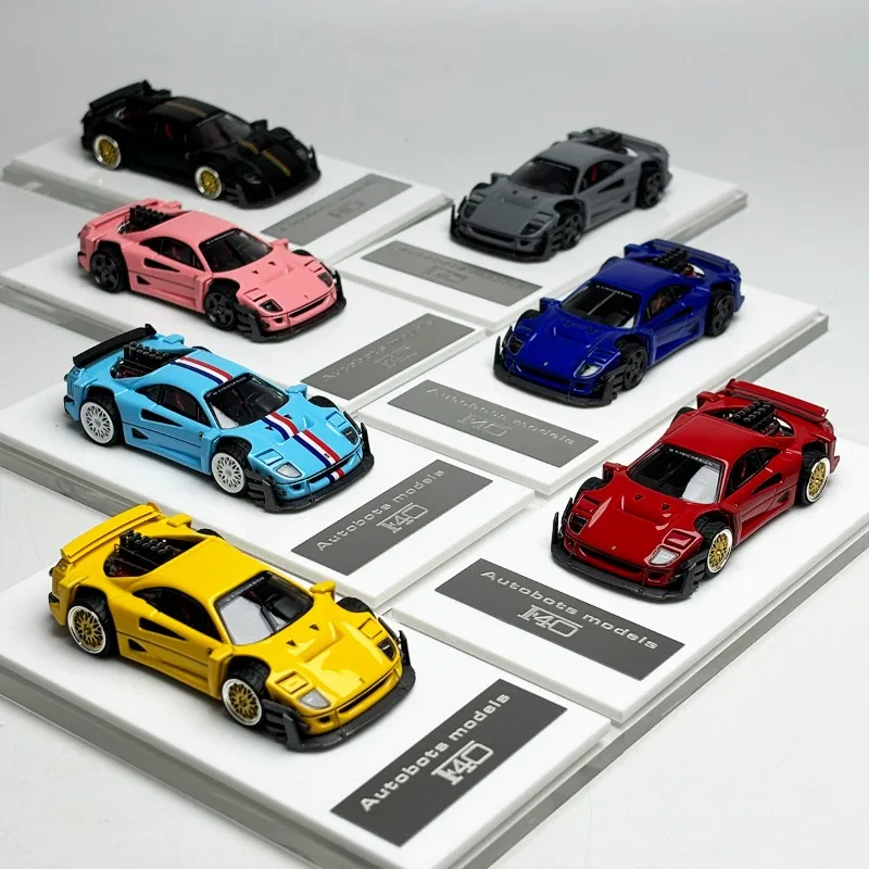 Autobots Models AM 1/64 F40 Yasid in Stock Alloy Car Static Die Cast Vehicles Collection Model Car Toy