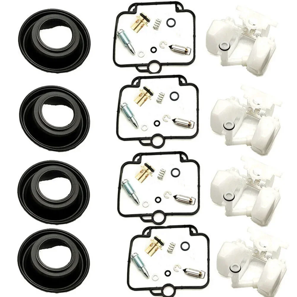 4Set FOR Suzuki Bandit 1200 GSF1200S 1997 - 2000 Motorcycle Carburetor Repair Kit Float Diaphragm Parts