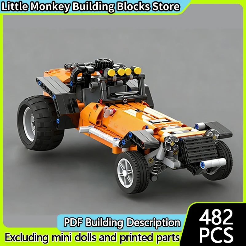 

Popular Variety Shows Model MOC Building Bricks Classic Modified Car Modular Technology Children Holiday Gifts Assemble Toy Suit