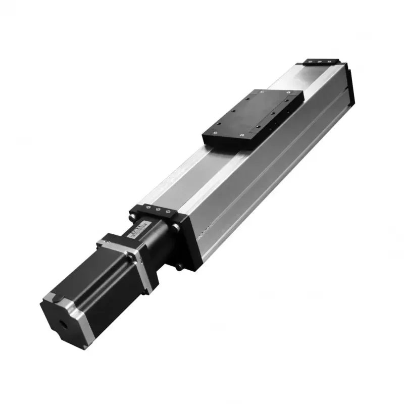 High Precision Aluminum Ball Screw Linear Guide with Stepper Motor 0.02mm Position Accuracy Dustproof 40kg Load Capacity