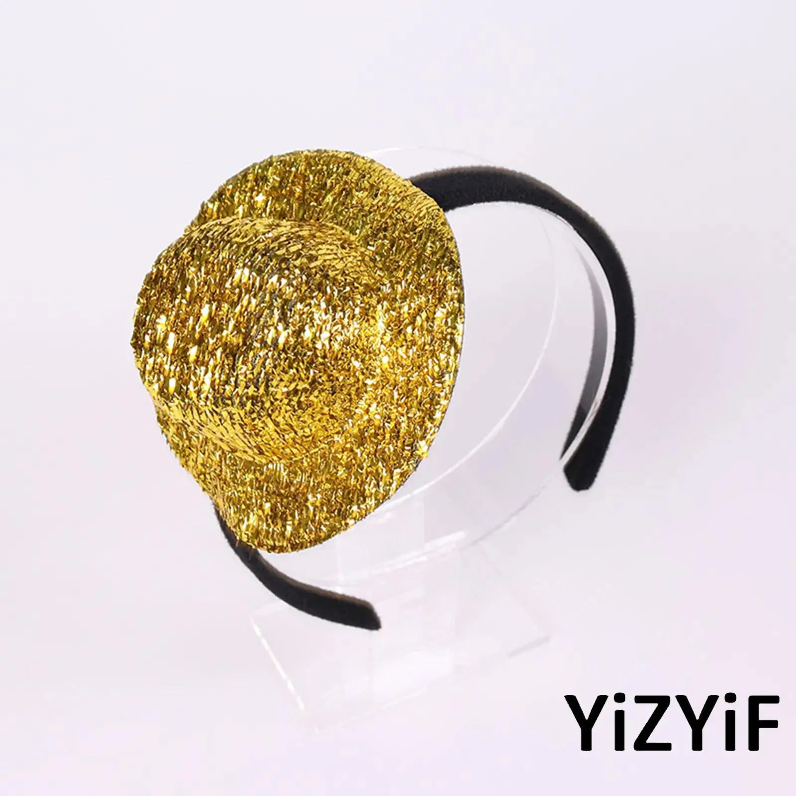 

Women Girls Fashion Retro Vintage Carnival Sparkly Hat Headband Headwear Costume Masquerade Themed Party Jazz Accessories