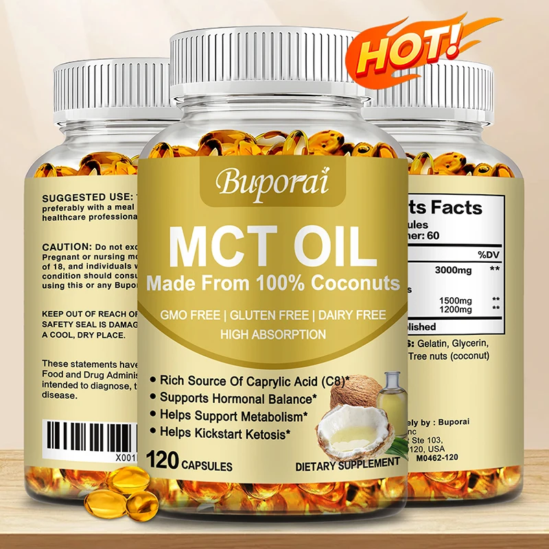 

MCT Oil - Helps Reduce Excess Fat in The Abdomen, Arms and Thighs and Promotes Digestive Health