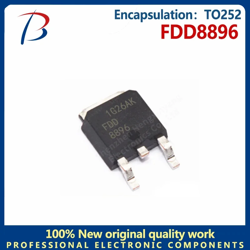 10PCS FDD8896 TO 252 Package MOS tube 30V 17A 94A N channel FDD8896 BHT stock