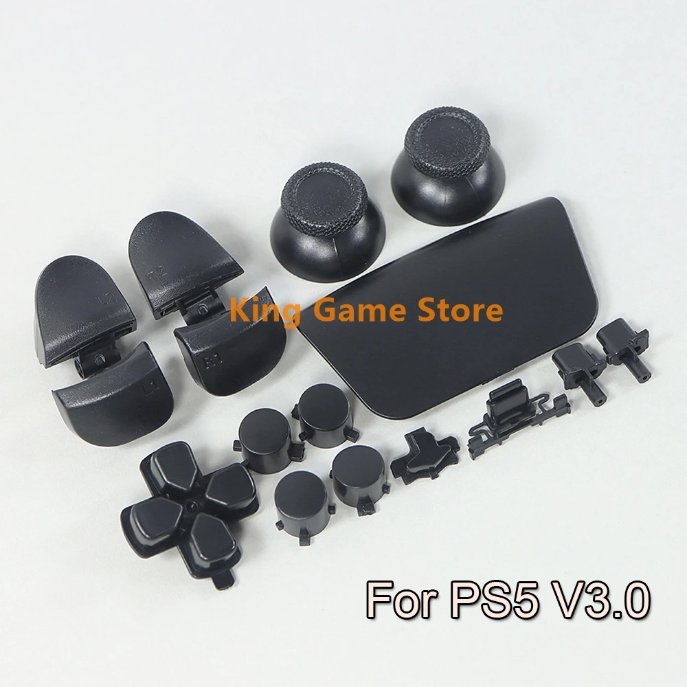 

20sets For PS5 Replacement V3.0 Buttons Kit Joystick Caps L1 R1 L2 R2D-pad Share Trigger Button for PS5 BDM-030 Controller