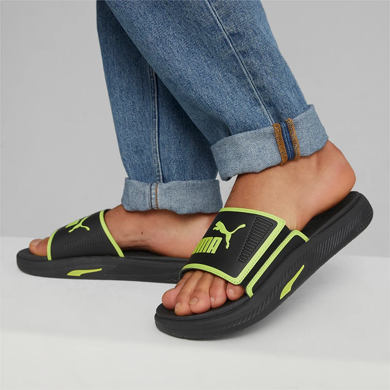 

Puma Authentic Fashionable Men's Classic Trendy Daily Simple Leisure Sports One Word Slippers 382111-20