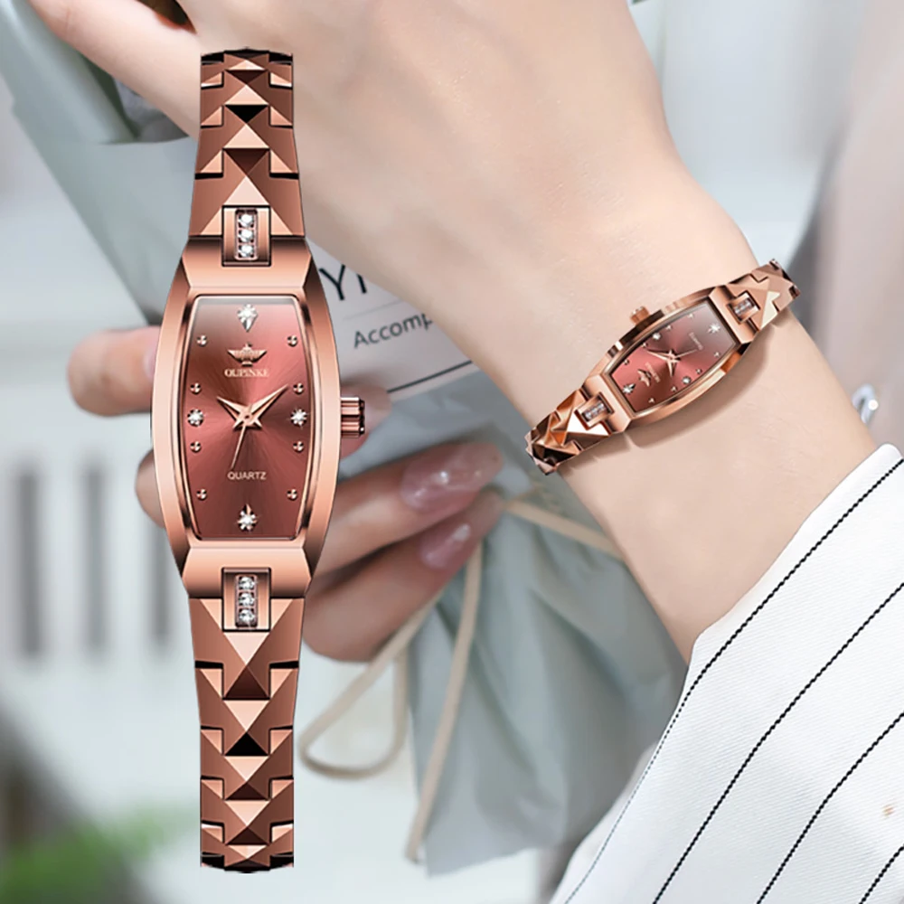 

OUPINKE Luxury Swiss Quartz Movement Watch for Women Elegant Watch Waterproof Wristwatch Ladies Dress Watch reloj para mujer