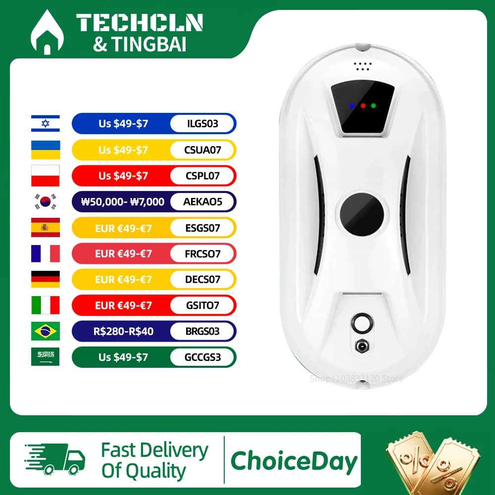หุ่นยนต์ทําความสะอาดหน้าต่างอัจฉริยะไฟฟ้าอัจฉริยะแก้ว limpiacristales หุ่นยนต์เครื่องดูดฝุ่นสําหรับหน้าต่างรีโมทคอนโทรลสําหรับบ้าน