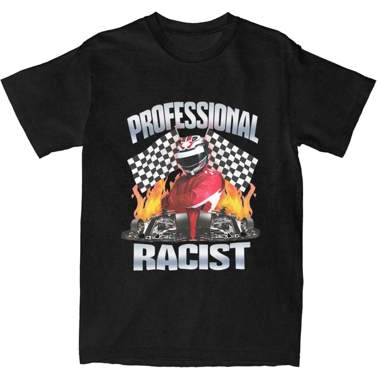 Accessories Fashion Pure Cotton Racer T Shirt Tee Clothing Unique Men   Professional Funny Racing Meme Shirt men clothing