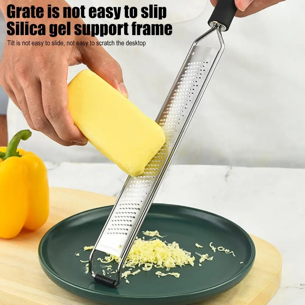 

Hand-held Cheese Grater,Stainless Steel,Lemon/Chocolate Chopper,Vegetable Ginger Zester with Anti-Slip Handle