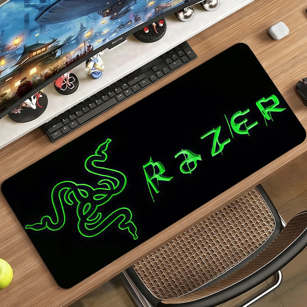 Brand R-RAZER Logo  Mouse Pad Non-slip Rubber Computer Mat Gamer Balance Decoracion Deskmat Laptop Office Large view 4