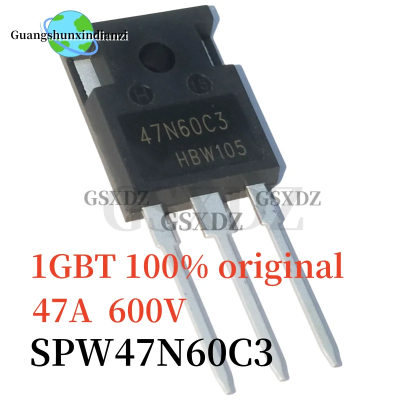 10pcs/lot 47N60C3 SPW47N60C3 INF TO-247 47A600V new original  IGBT 47N60