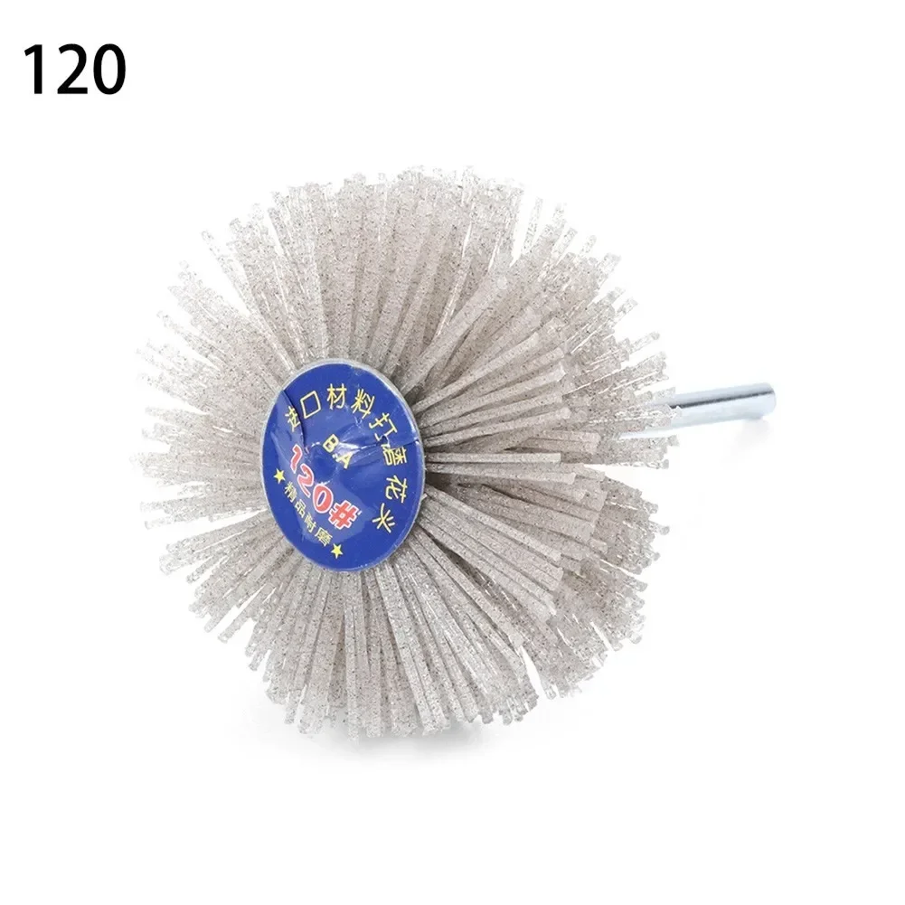 Tool Abrasive Nylon Wheel Brush Woodworking 1pcs 80-600Grits 80mm Grinding Rotary Hot Sale Durable Practical Useful