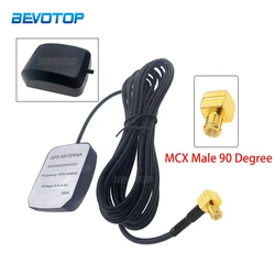 Car GPS Antenna RG174 Cable MCX Male 90 Degree Magnetic Base GPS Receiver Auto Aerial Adapter for Car Navigation Camera Player