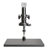 4K UHD 41MP HDMI Digital Microscope Camera +180X C-Mount Lens +144LED Light +10A Large Base Stand