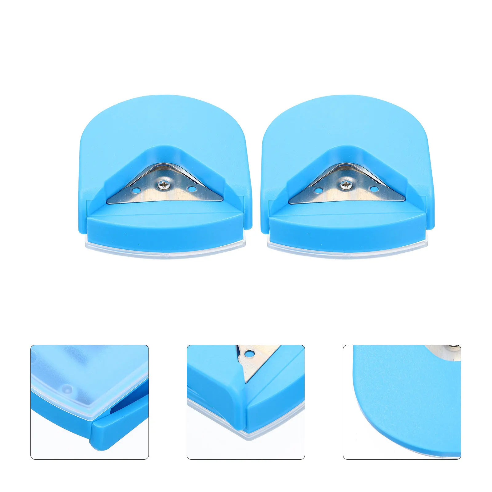 2개입 사진 모서리 트리머 컴팩트 디자인 인체공학적 뚜껑 개폐 깔끔한 절단 사무실 및 DIY 프로젝트에 적합