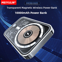 10000mAh Wireless Power Bank Magnetic USB C PD 20W Fast Chargeing mobile External Auxiliary Battery For iPhone 15 Samsung Xiaomi