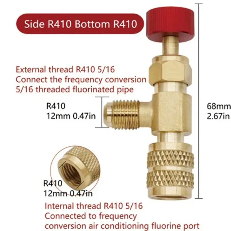 KEOL-4PCS R410A R22 1/4