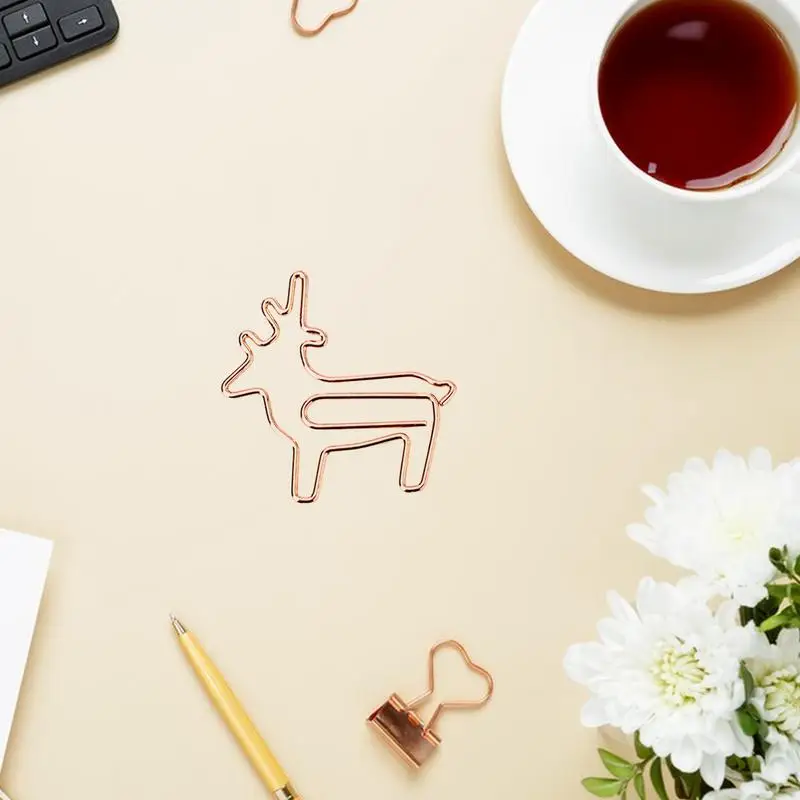 Cute Animal Shaped Bookmarks, Paper Clips, Interessante Bookmark Clip Memo Clip