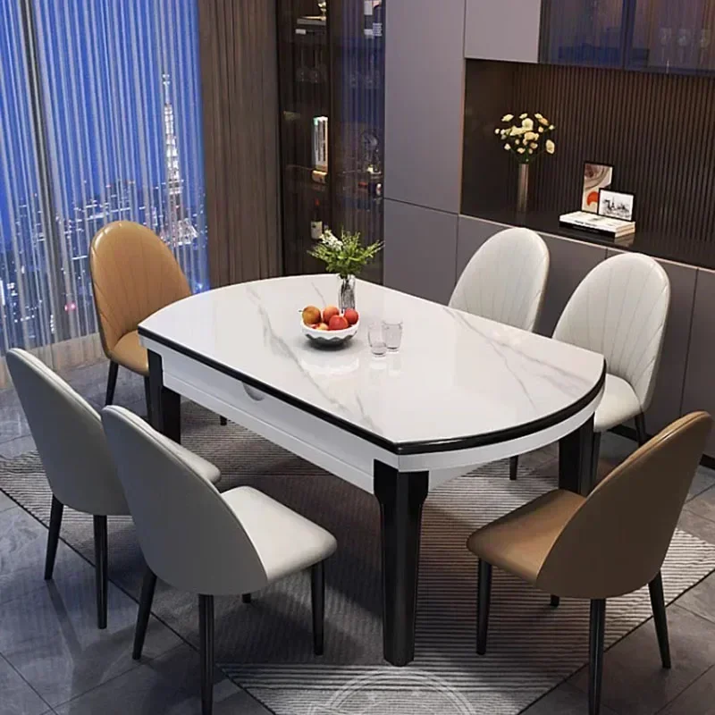 Conjunto de Mesa Infantil com Cadeiras para Sala de Estar, Tipo Extensível, Multifuncional, Dobrável, Mesa Individual de Madeira, Mesa Alta Redonda