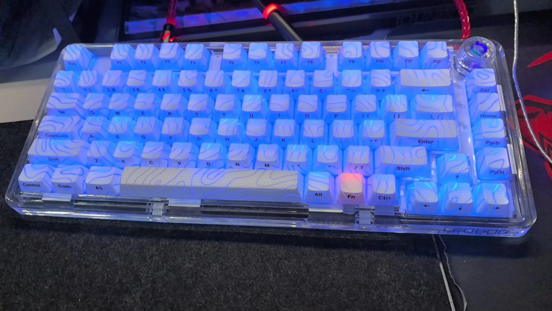XVX Topographic New Version IMD-Tech Keys Keycaps 61/84/118 Keycaps OEM Profile Pattern Shine-Through PC Cool Gifts for Gaming