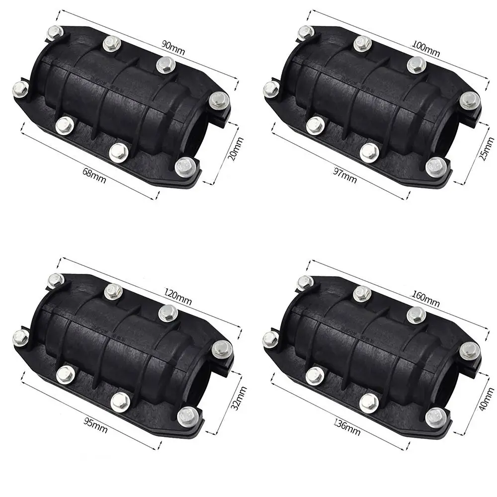 Professional Durable Water Pipe Clamp Emergency 3/4 inch Repair Clamp Iron Universal Pipe Leak Sealer