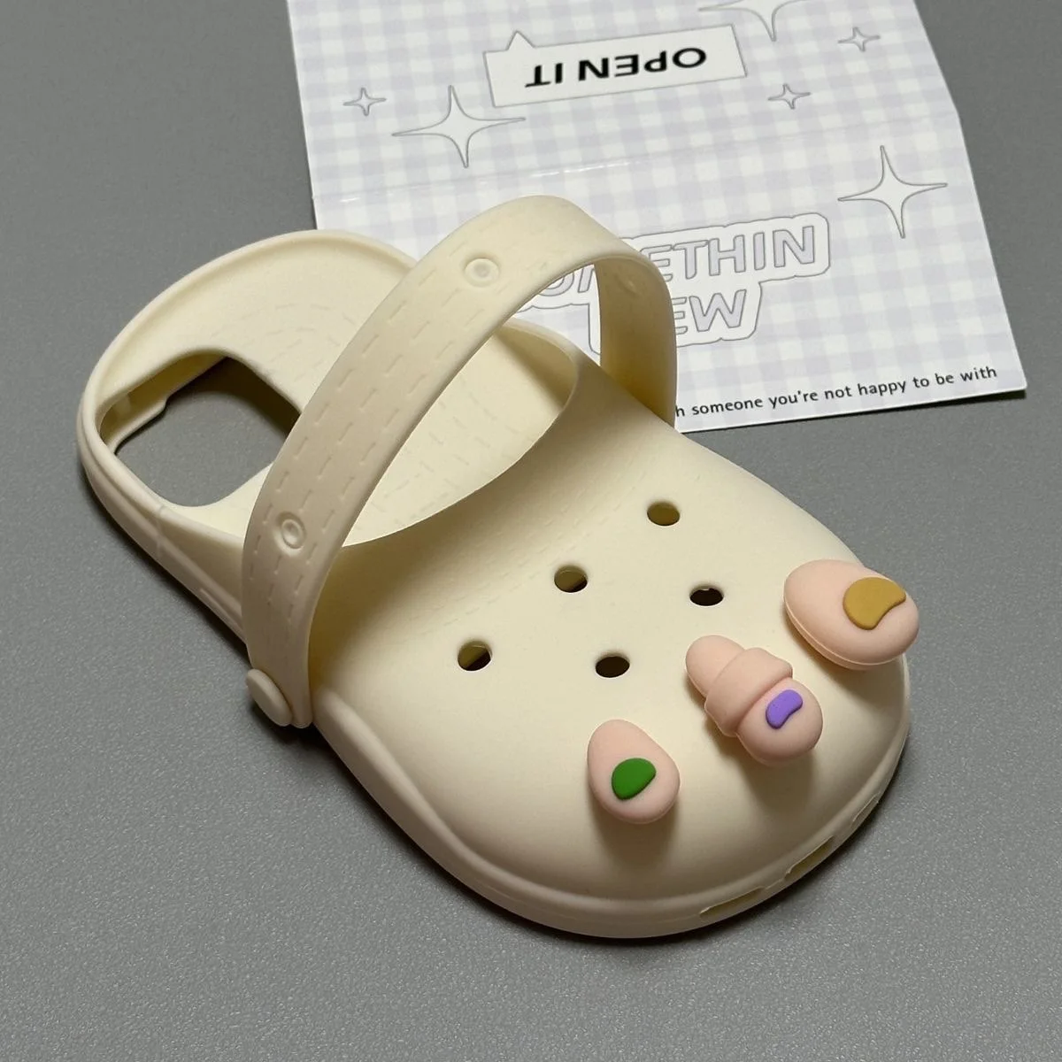 ثلاثية الأبعاد مقلد هول النعال 17 الهواء جراب هاتف آيفون 17 16 15 14 13 12 برو ماكس 16pro مضحك محاكاة ساخرة الإبداعية غطاء للحماية #4