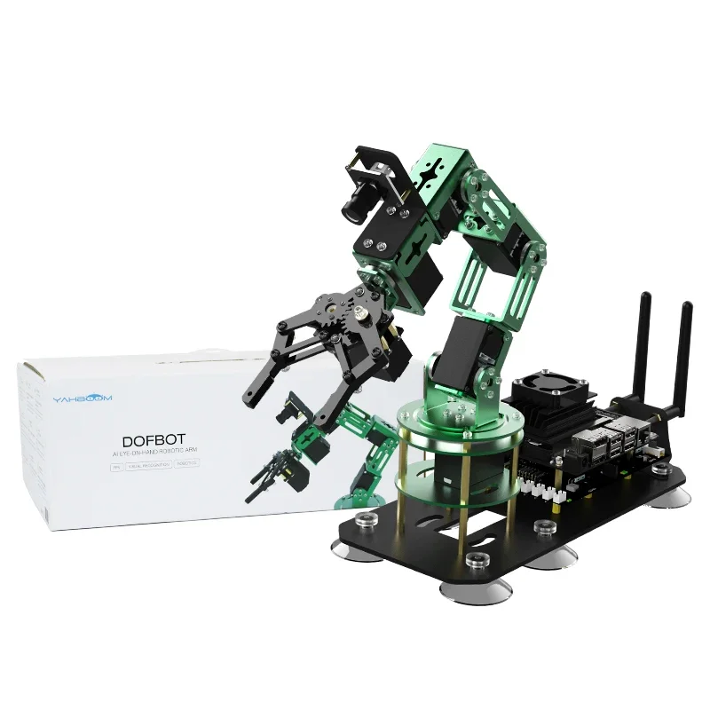 Yahboom DOFBOT AI Vision Robotic Arm Supported Face Tracking Based On ROS And Python Programming For Jetson NANO 4GB SUB