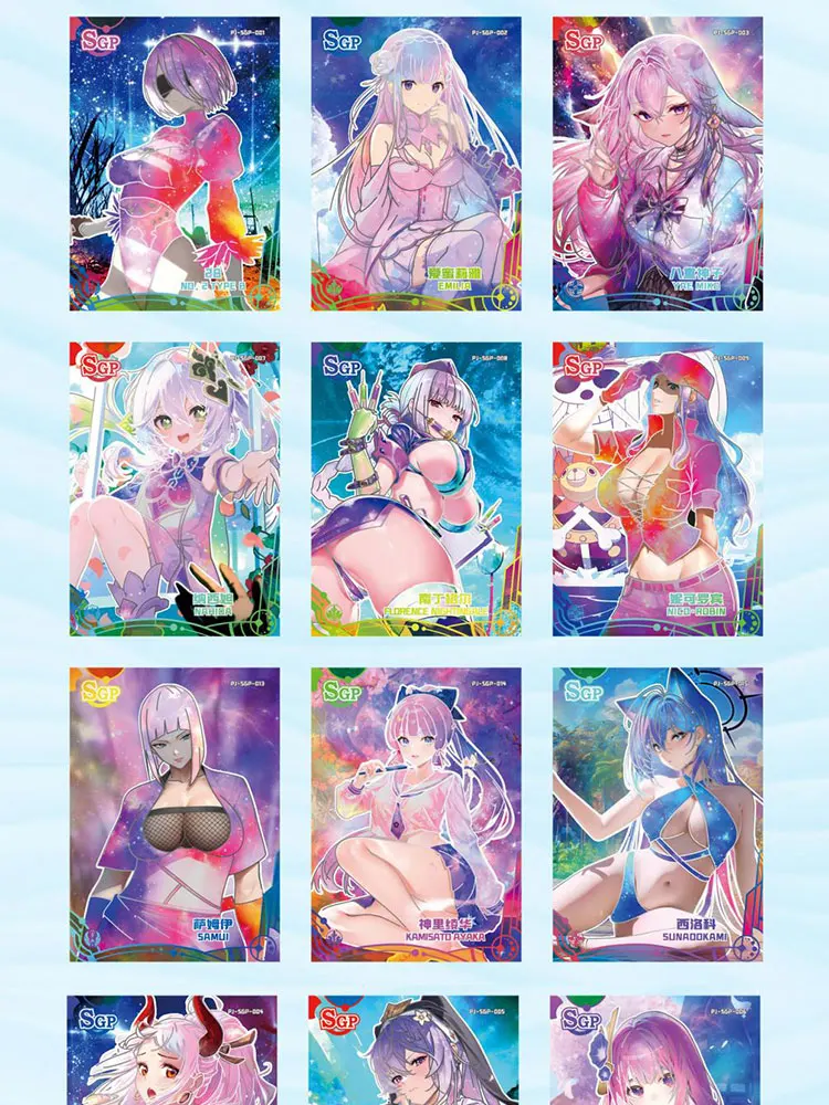 Goddess Collection Card Beautiful And Elegant Project 2 Hobby Personal Collectible Cards Doujin Booster Box Birthday Gifts