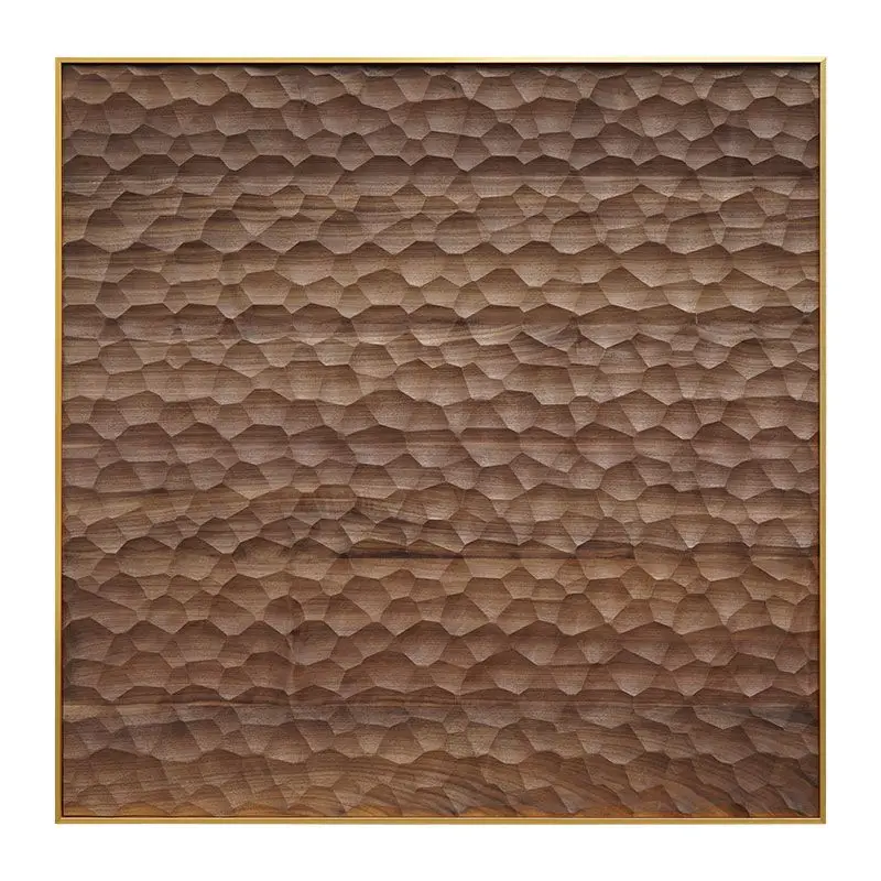 

Black walnut three-dimensional relief art abstract living room entrance physical decorative painting
