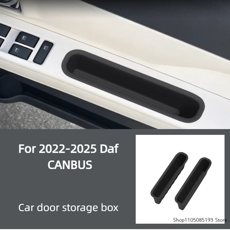 Suitable for 2022-2025 Daihatsu CANBUS Silicone Door Pull Boxes, Car Door Pull Storage Box Storage Box Interior Accessories
