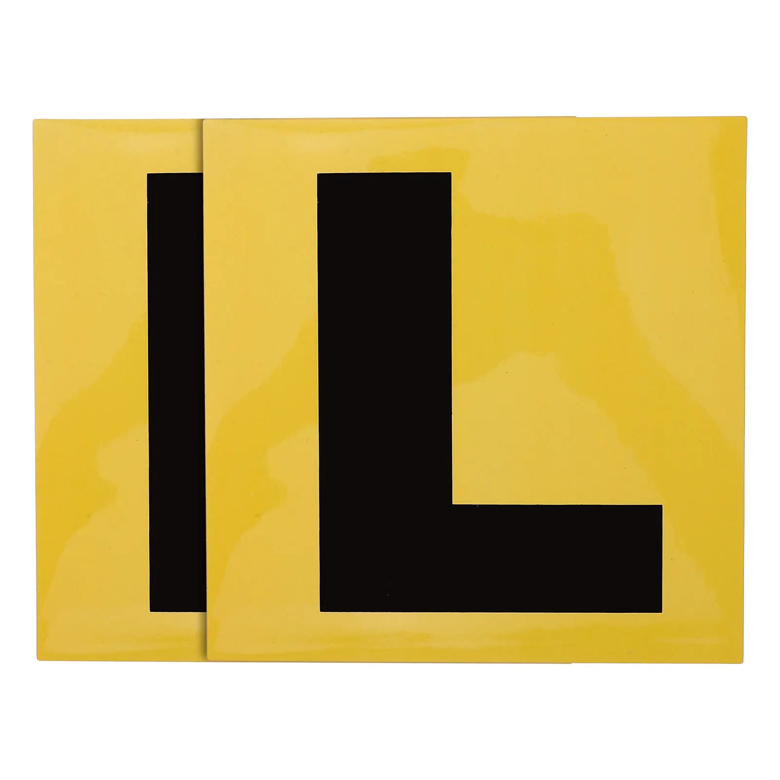 

2Pcs Magnetic Stickers Durable Removable Reusable Car Learner Sign Decals for New Driver L Plates