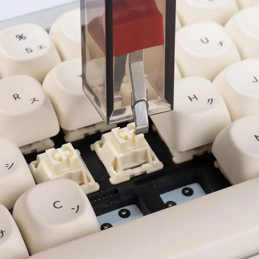 2 in 1 Keys Caps Puller Multifunction Transparent Mechanical Keyboard Keycap Extractor Portable DIY Keyboard Switch Puller