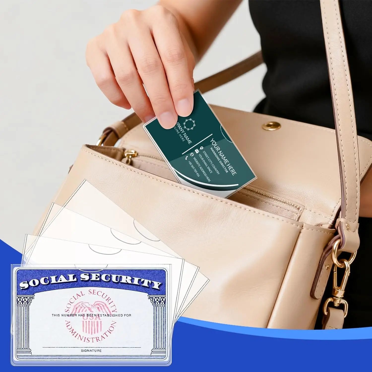 

Защитные чехлы для ID-карт и водительских удостоверений, устойчивые к воде и царапинам. 10 шт., 9,7x5,9x0,3 см, ПВХ, для кошелька, прозрачные