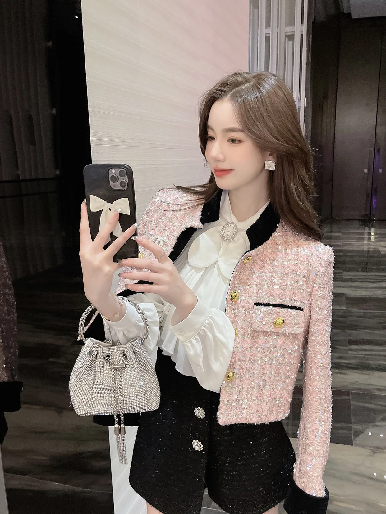 Automne Faion nouveau nom dame Ele Godd Sle ort matelassé vêtements d'extérieur petite taille haute Faion rue Sle haut polyvalent