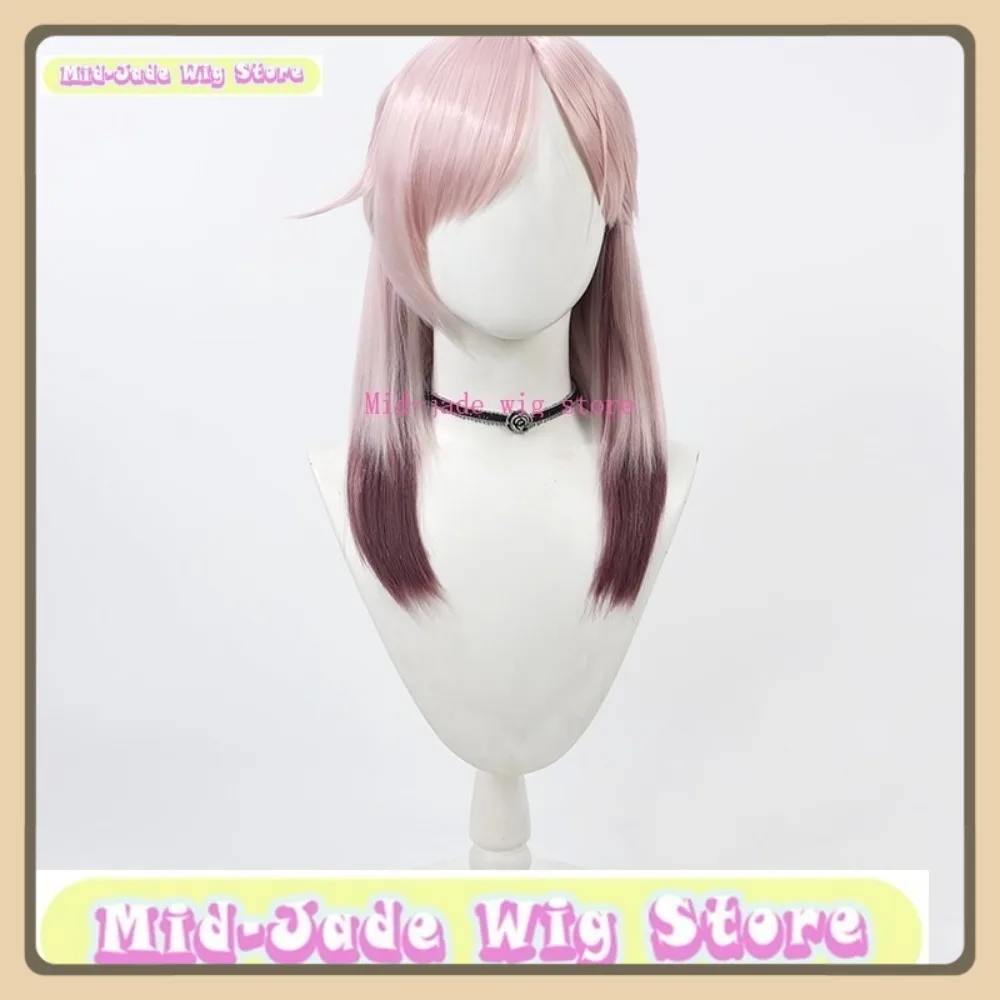 Peluca de jade medio tienda hipnosis micrófono Jakurai Jinguji Cosplay peluca Anime juego de rol fiesta de Halloween peluca sintética