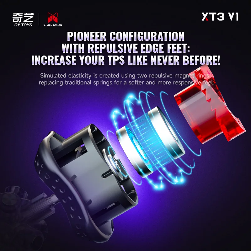 QiYi XMD XT3 V1 3X3 Maglev UV Kubus Ajaib QY StIckerless Profesional 3X3 Mainan Puzzle Kecepatan Hadiah Cubo Magico