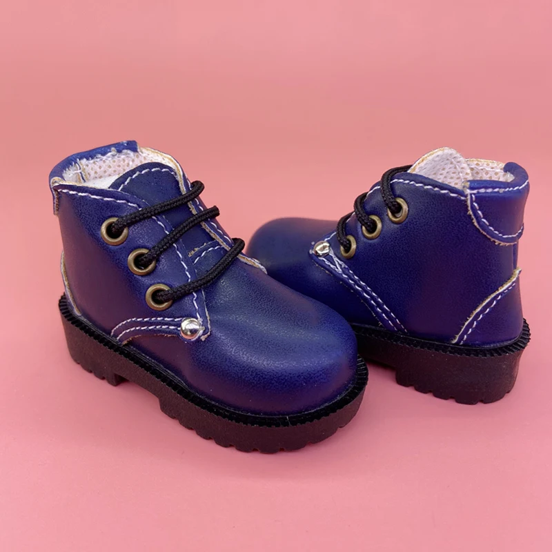 신상 모델 1/4 BJD 구체관절 인형 신발, 사랑스러운 미니 귀여운 신발, 시뮬레이션 가죽 부츠, 고품질 인형 액세서리