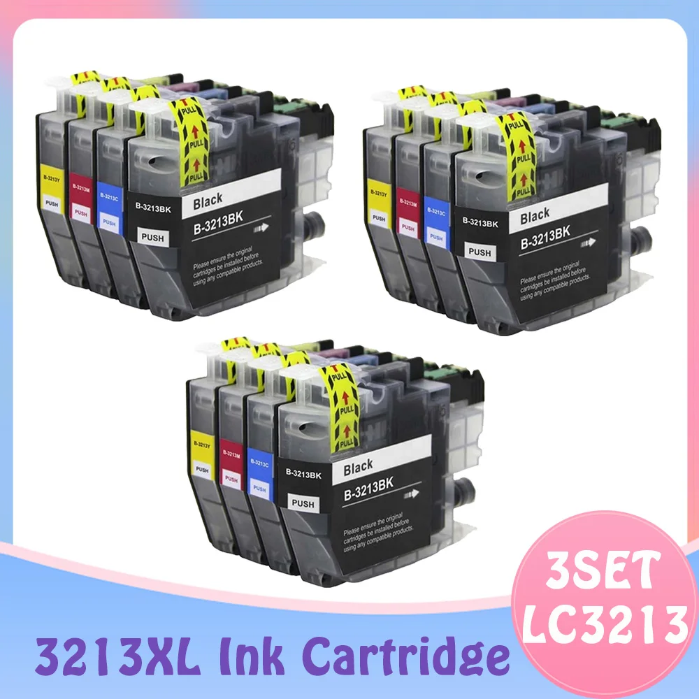 LC3211 lc3213 Compatible Ink Cartridge LC3211 LC3213 for Brother DCP-J772DW DCP-J774DW MFC-J890DW MFC-J895DW Inkjet Printer