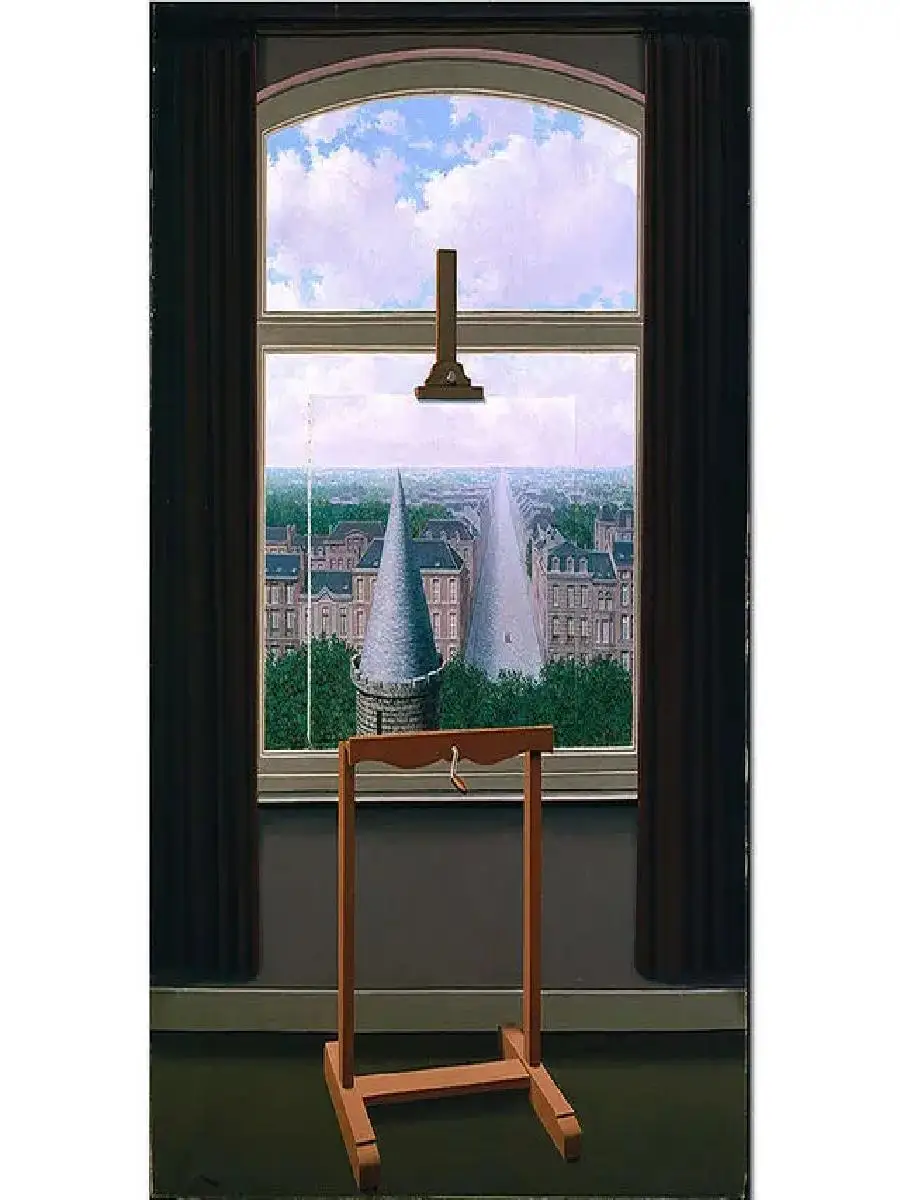 Rene Magritte Reproduction Canvas Print - Surrealism Vintage Wall Art Decor Poster