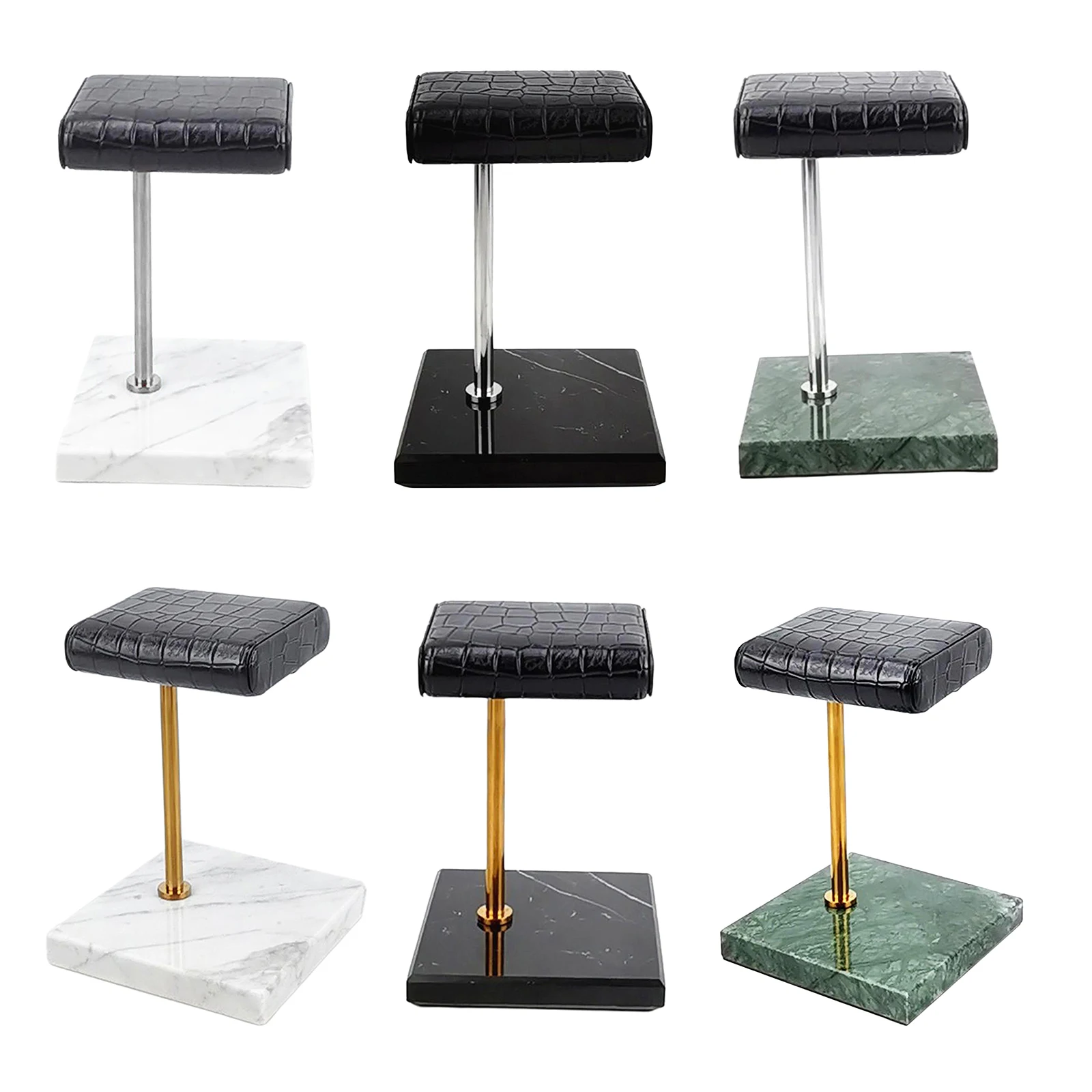 

Marble PU Leather Display Watch Display Box Jewelry Storage Organizer Holder